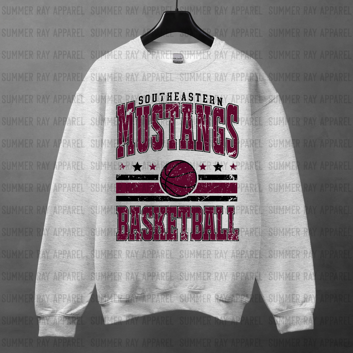 Southeastern Mustangs Basketball Sweatshirt