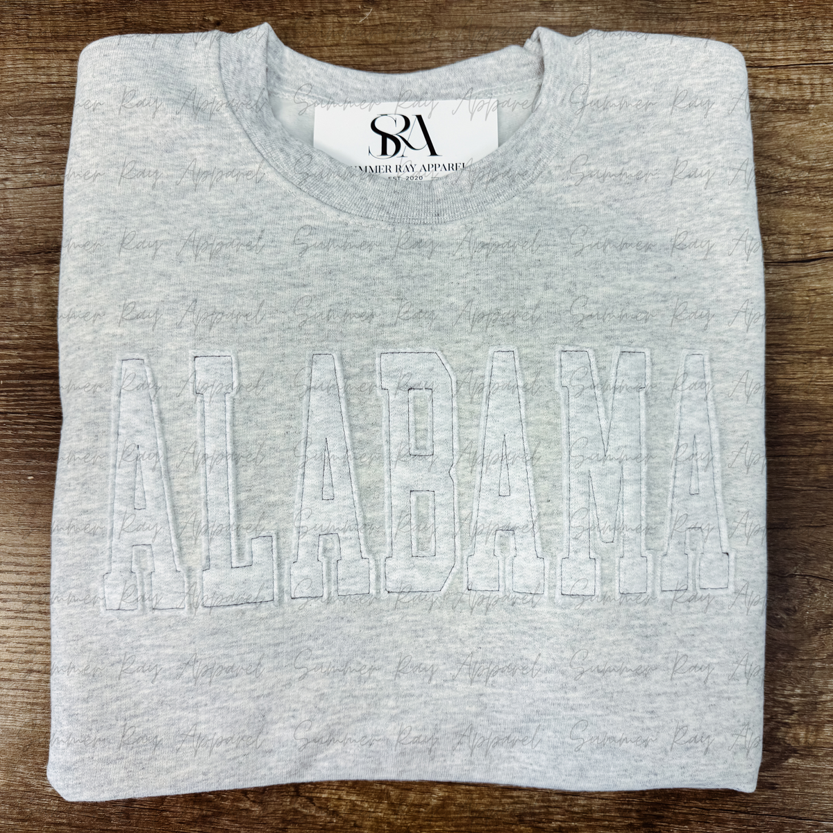ALABAMA Raggy Applique Sweatshirt