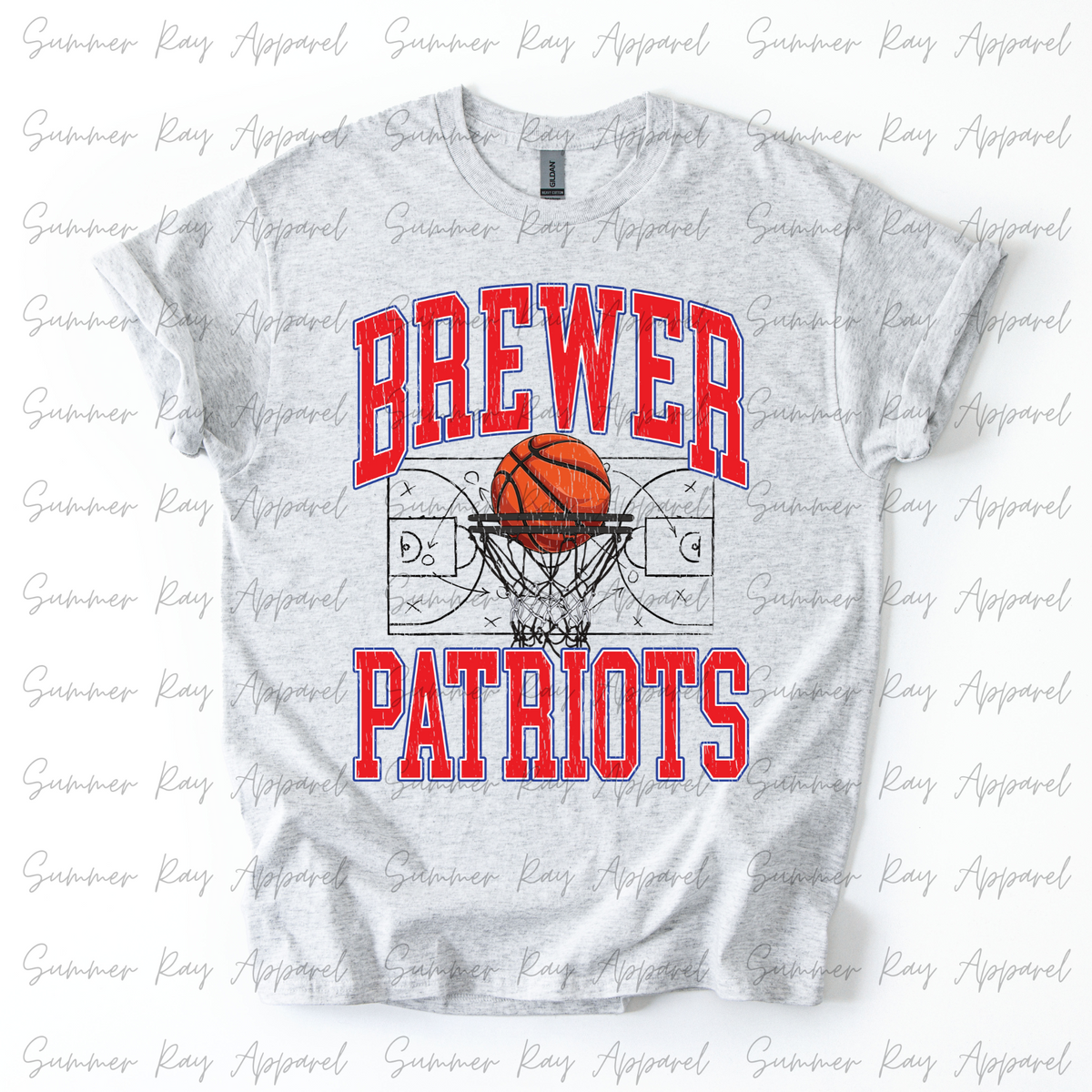 Brewer Patriots Basketball TSHIRT