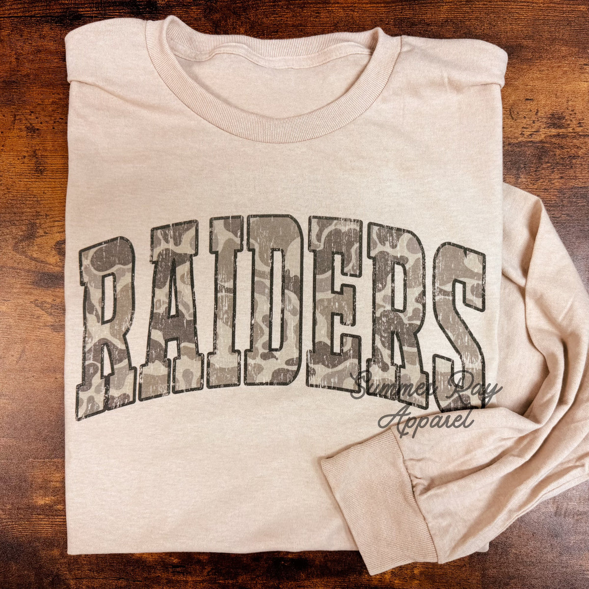 RAIDERS Camo LONG SLEEVE
