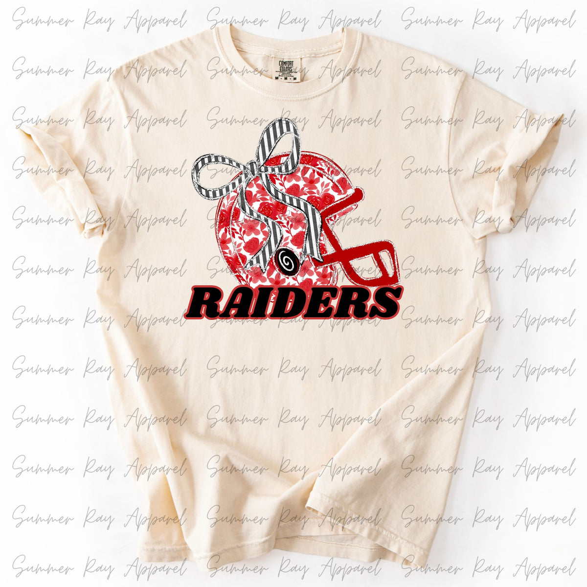 RAIDERS Floral Helmet Tee