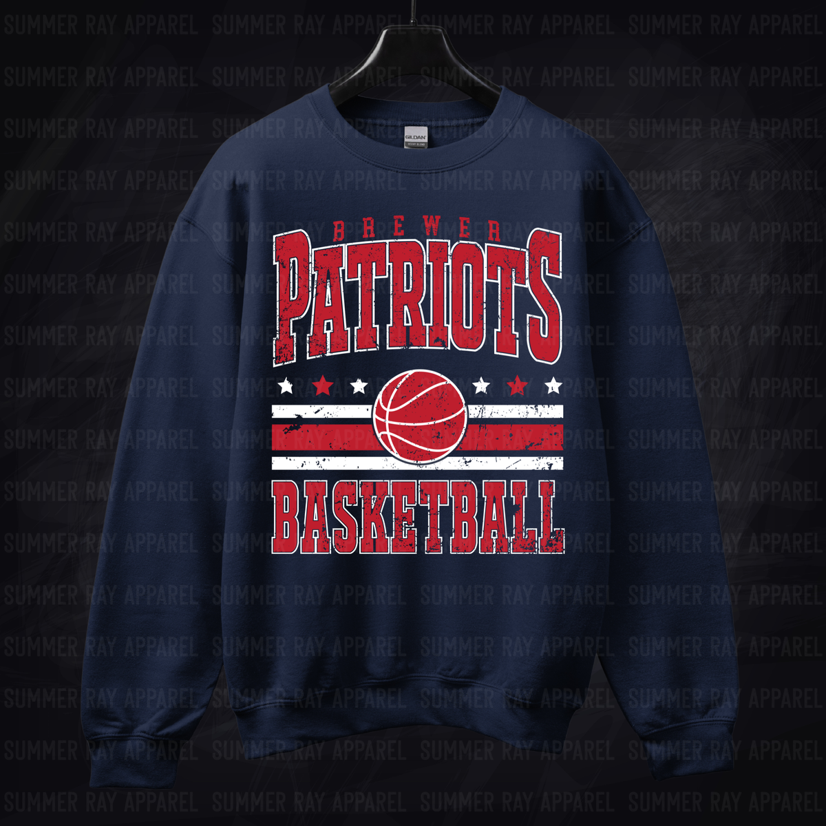 Vintage Brewer Basketball Sweatshirt