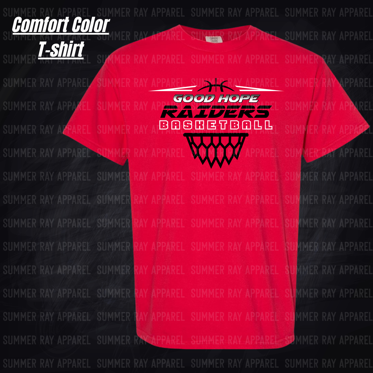 GH Basketball-Comfort Color Tee