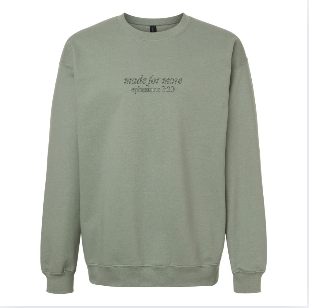 Made for More-EMB Sweatshirt