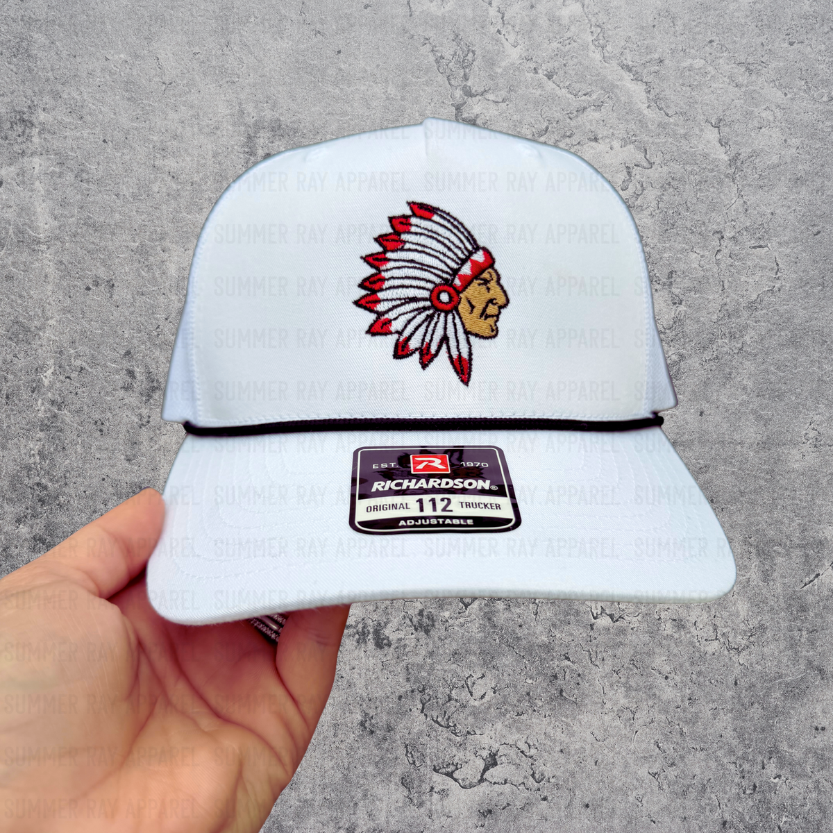 Raider Head Richardson Rope Hat
