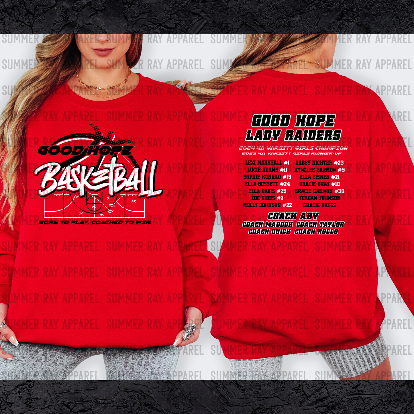 CHAMPIONSHIP Sweatshirt #1 (FRONT & BACK)
