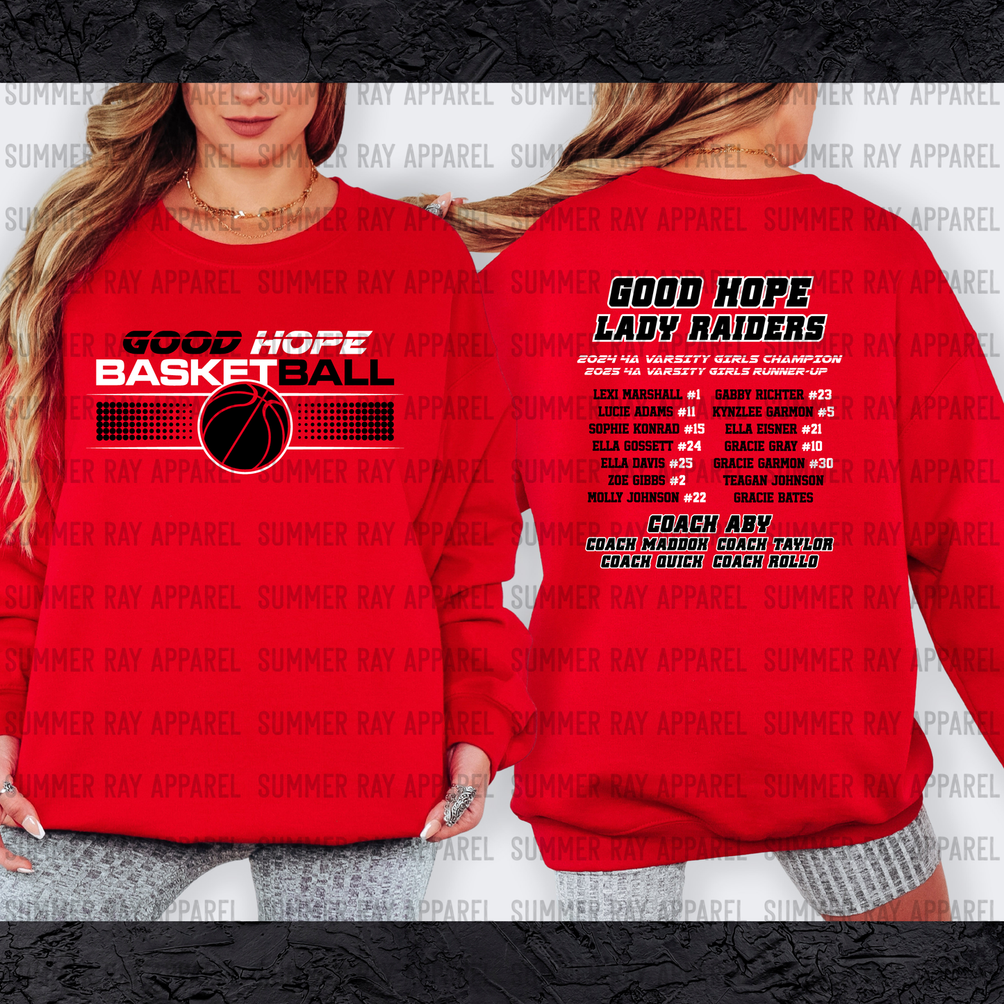CHAMPIONSHIP Sweatshirt #3 (FRONT & BACK)