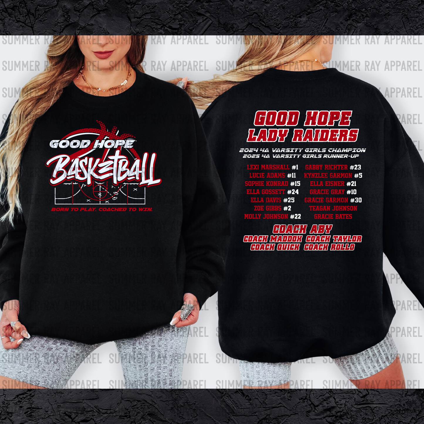 CHAMPIONSHIP Sweatshirt #1 (FRONT & BACK)