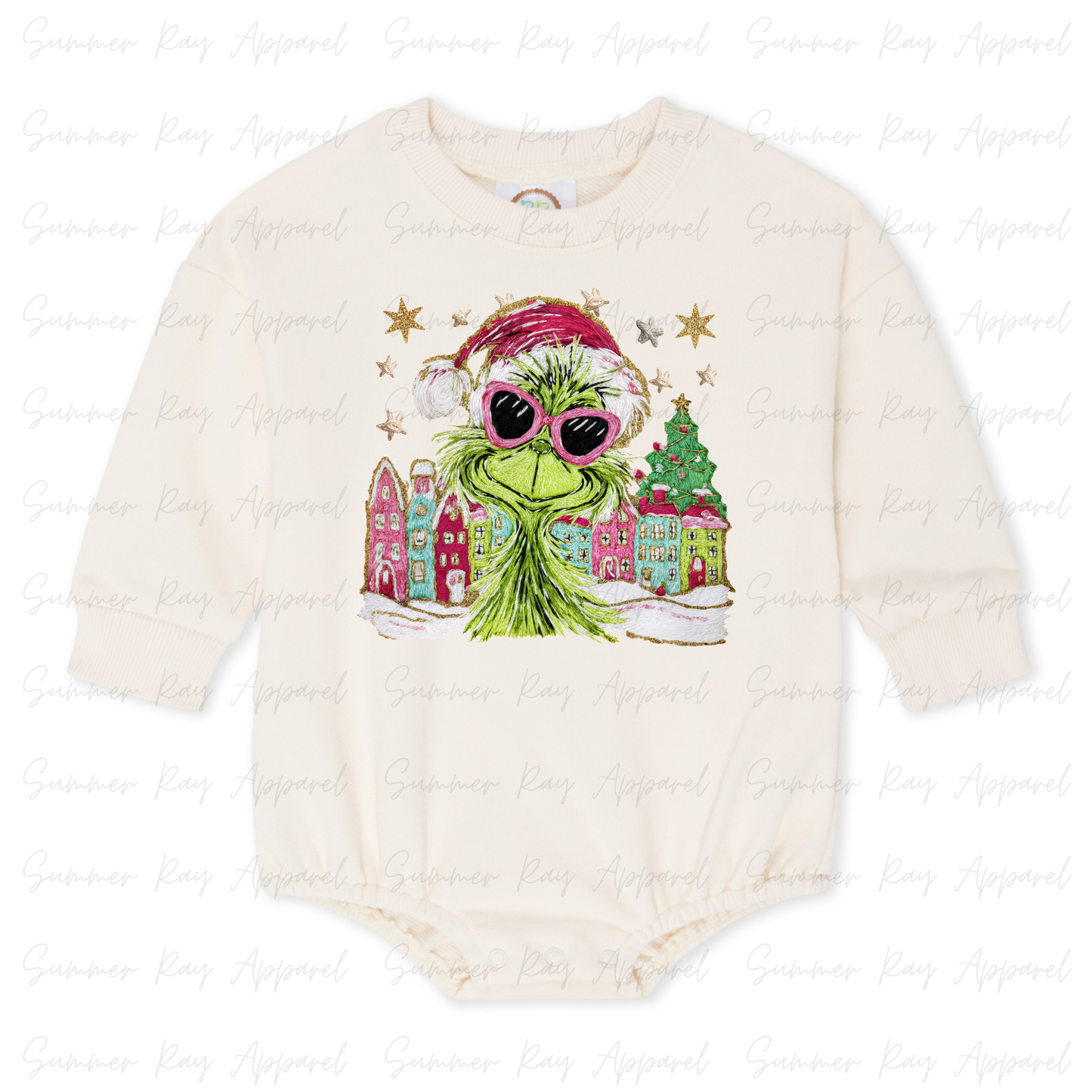 Boujee Grinch Toddler Bubble