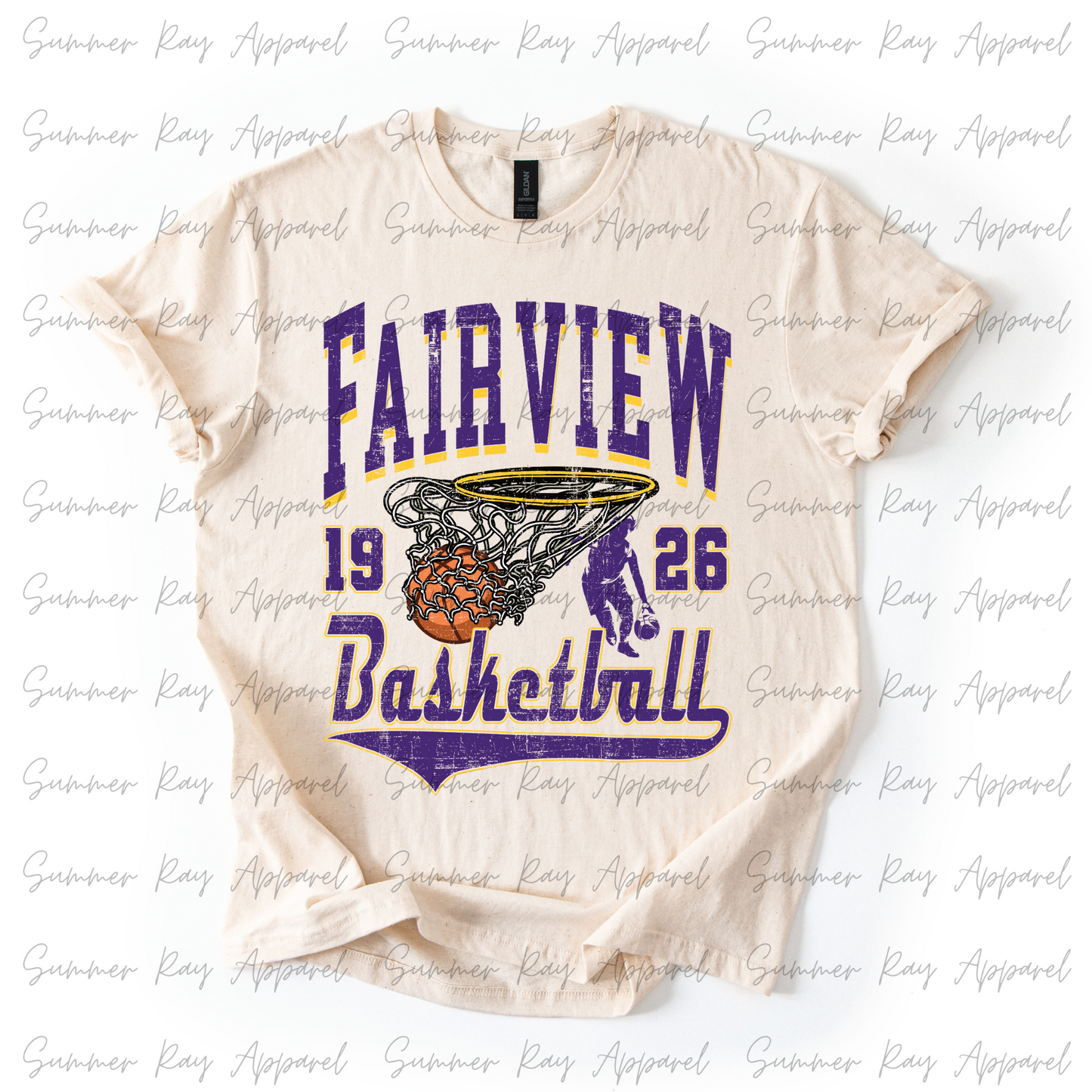 Vintage Fairview Basketball Tee