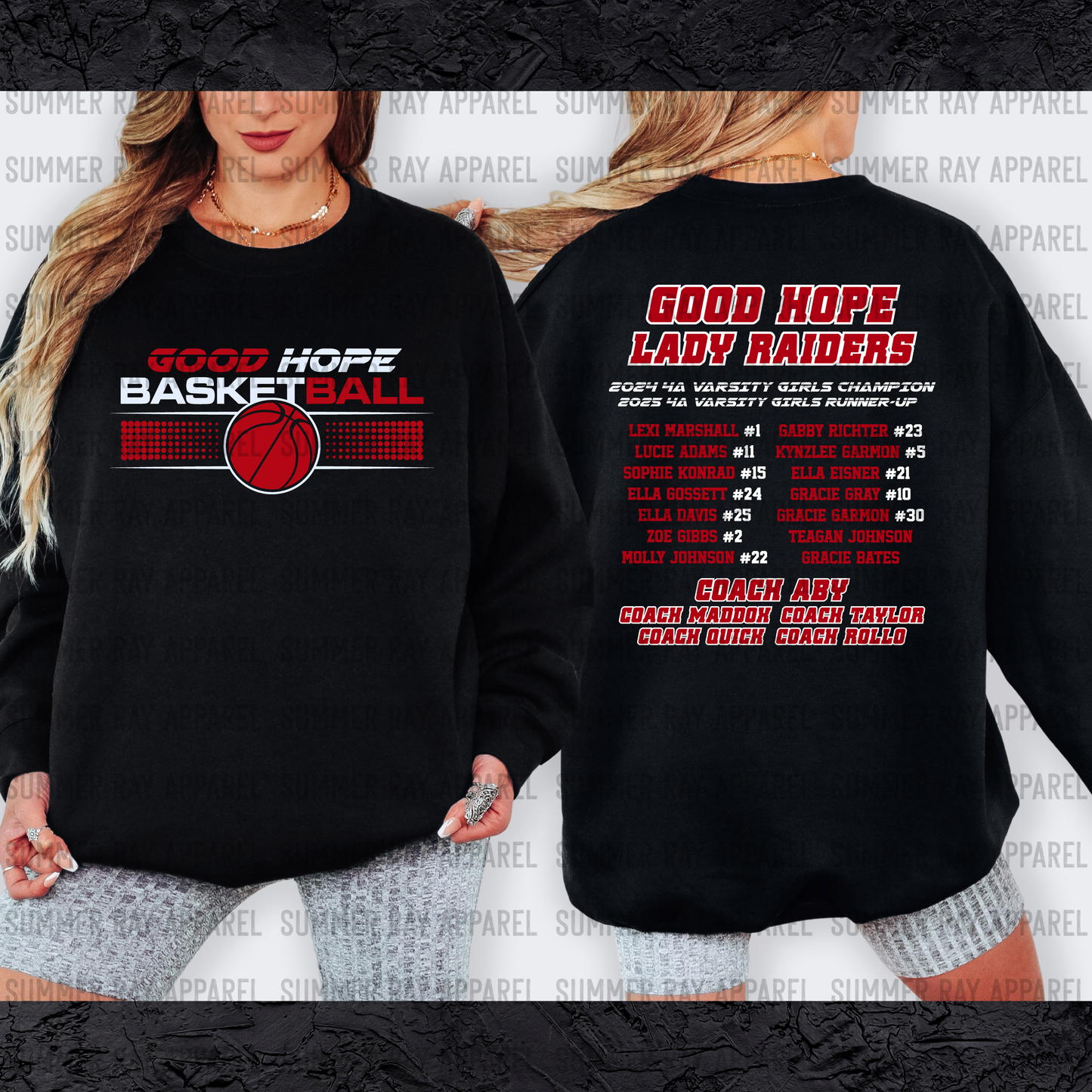 CHAMPIONSHIP Sweatshirt #3 (FRONT & BACK)