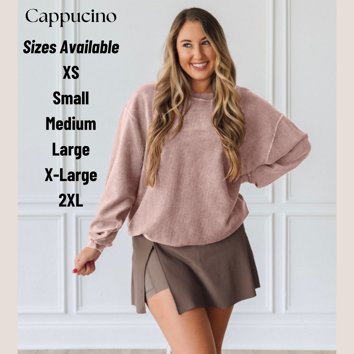 Cappuccino Corded Crew