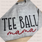 Tee Ball Mama-Side Bow Sweatshirt
