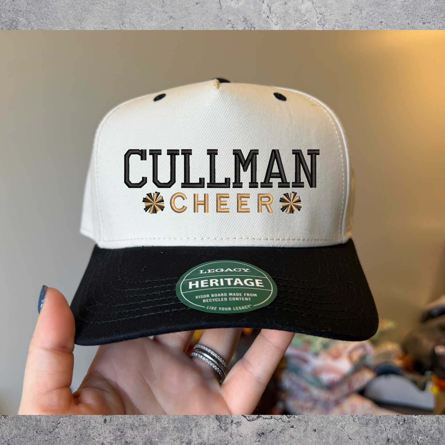 Cullman CHEER Two Toned Hat