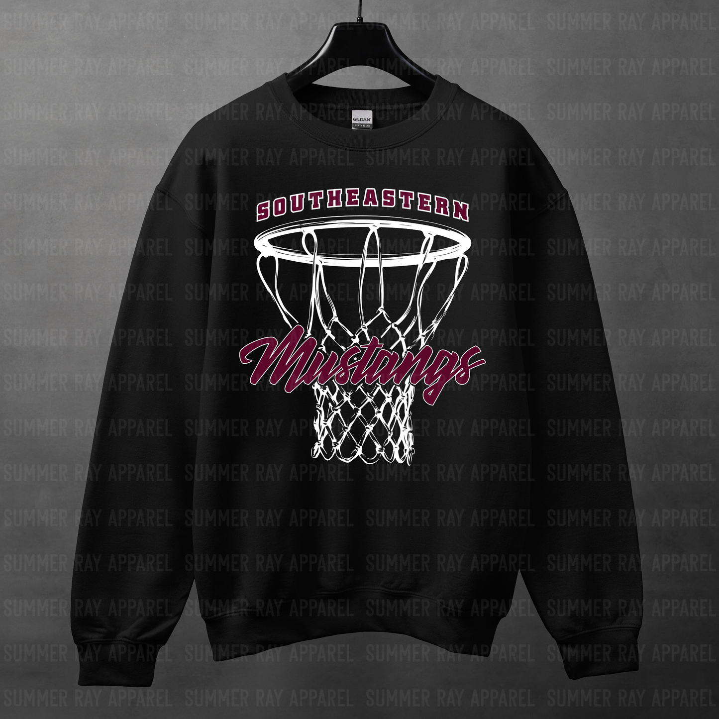 Southeastern Mustangs Basketball Sweatshirt
