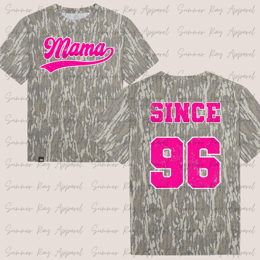 CUSTOM Camo Mama Tee