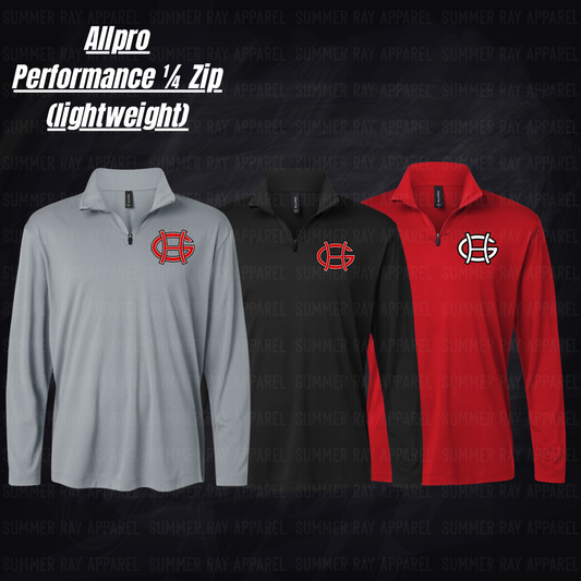 GH Basketball-AllPro Long Sleeve Performance 1/4 Zip