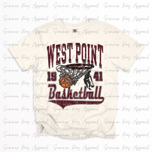 Vintage West Point Basketball Tee