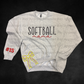 *CUSTOM* Softball Mama-Side Bow Sweatshirt