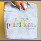 **CUSTOM WORDING** Colored Letter Sweatshirt