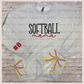 Softball Mama-Side Bow Sweatshirt