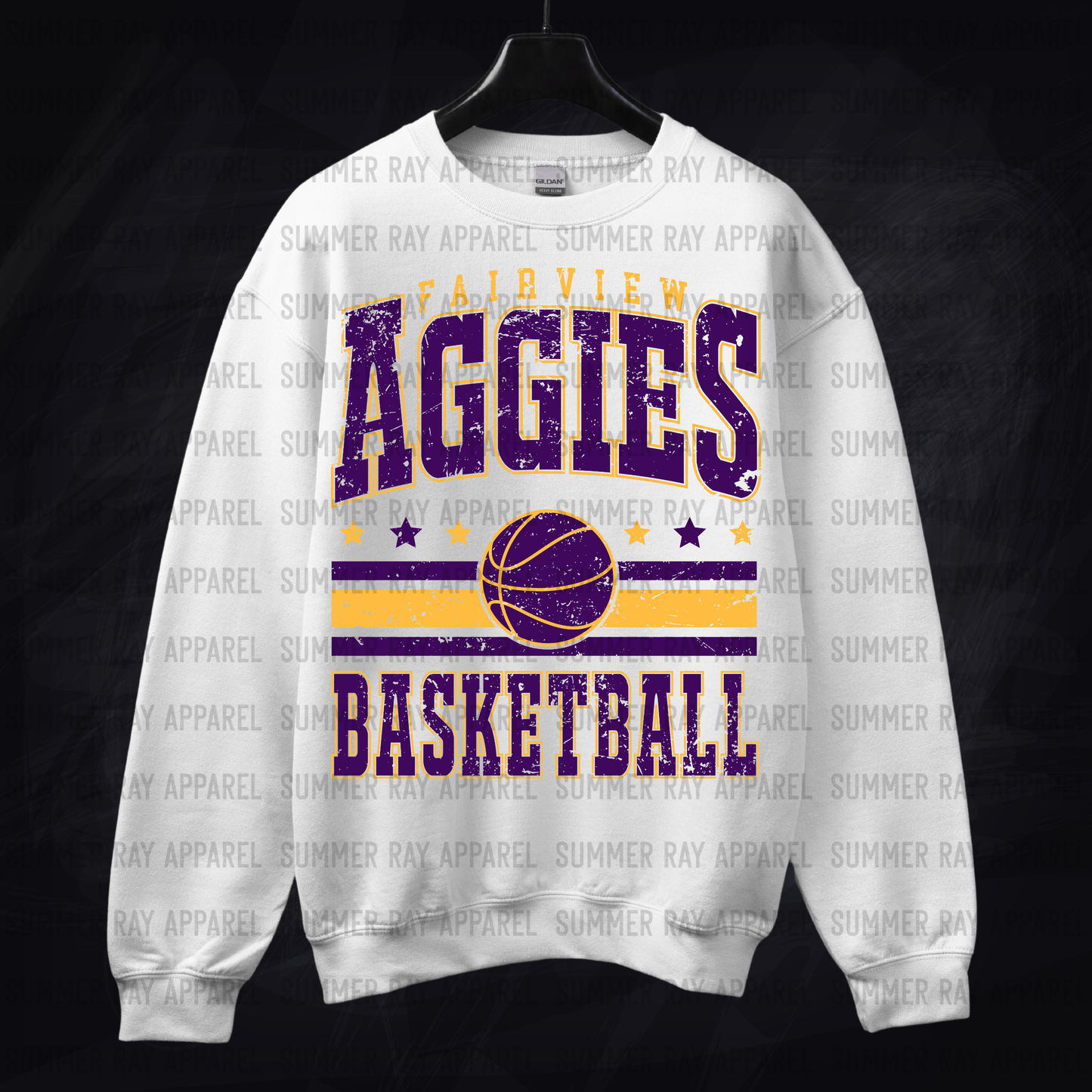 Vintage Fairview Basketball Sweatshirt