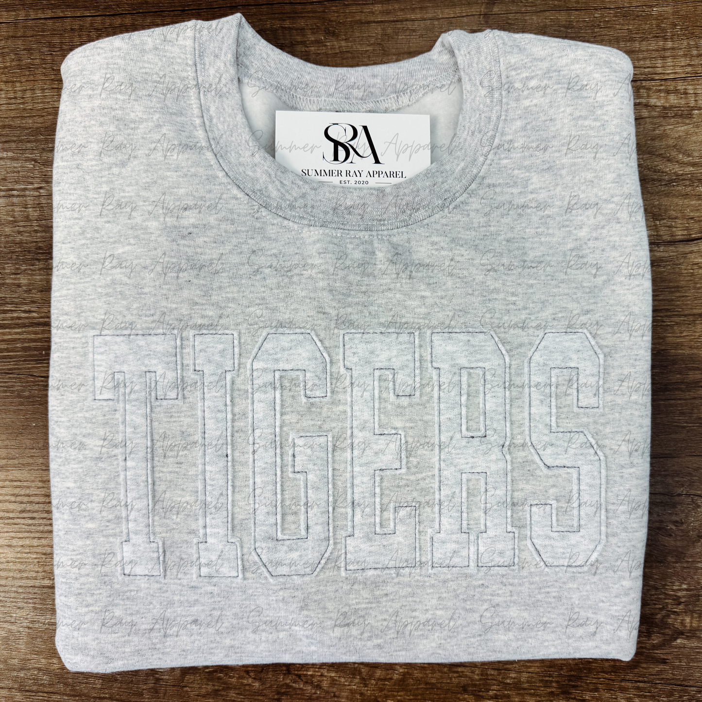TIGERS Raggy Applique Sweatshirt