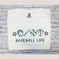 Cropped Baseball Life Tee