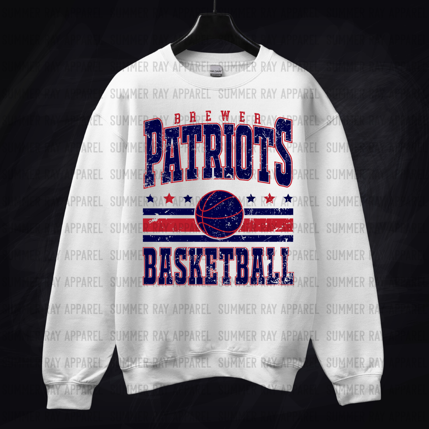 Vintage Brewer Basketball Sweatshirt
