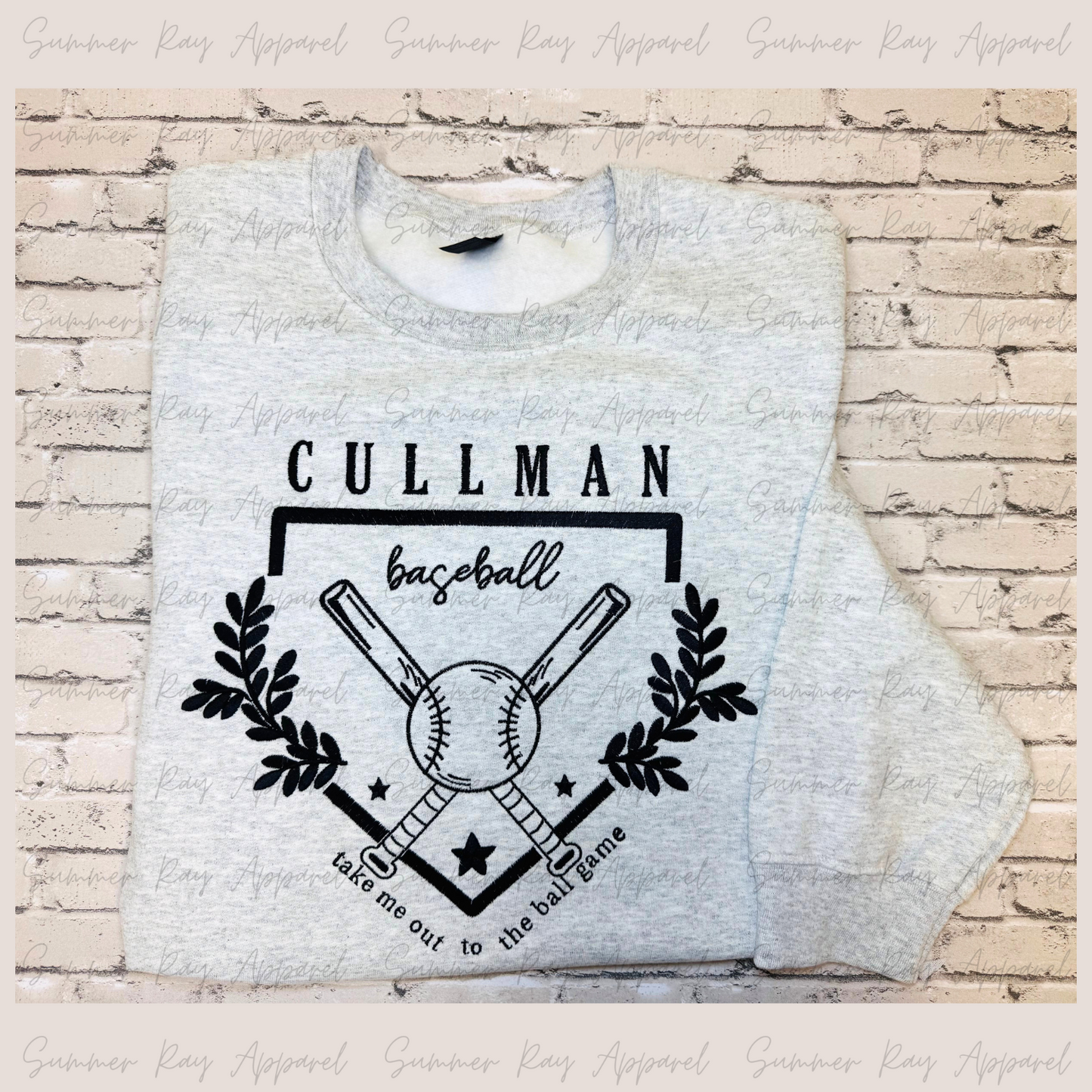 Cullman Baseball Embroidered Sweatshirt
