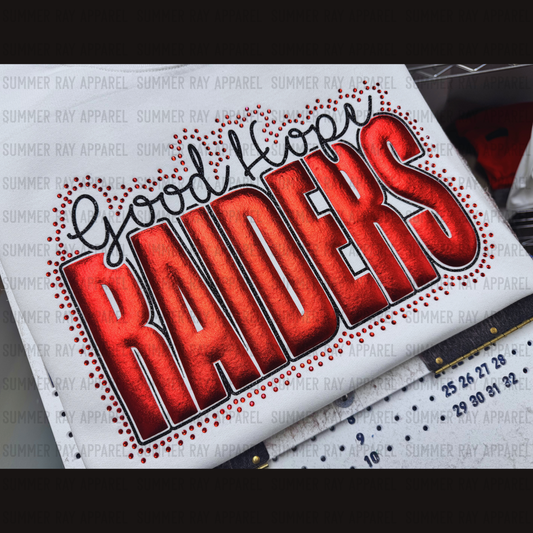 GH Raiders Glitter/Metallic/Rhinestone Sweatshirt