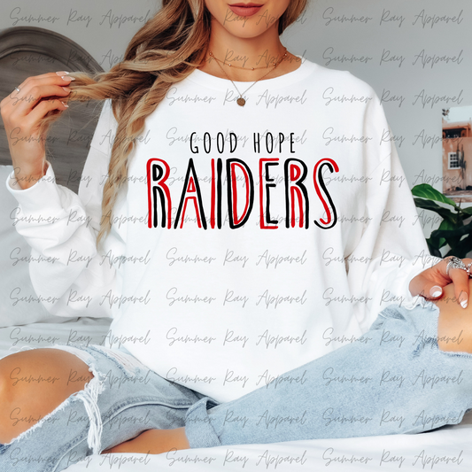 Good Hope RAIDERS Long Sleeve Tee
