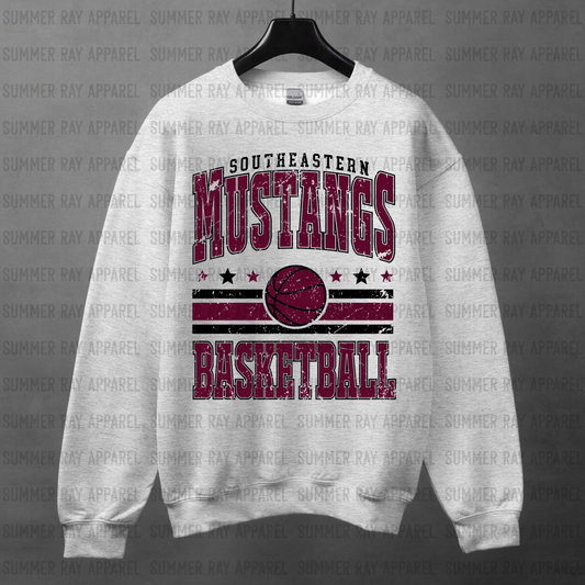 Southeastern Mustangs Basketball Sweatshirt