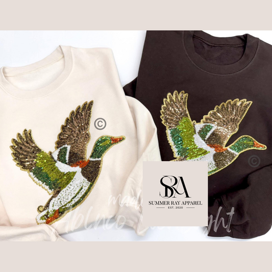 Duck Sequin Sweatshirts