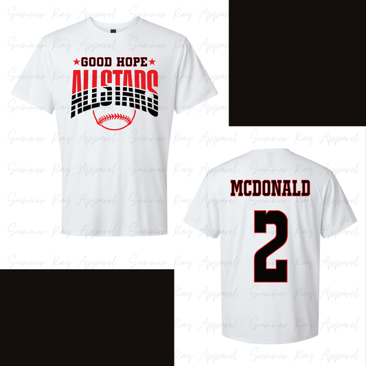 GOOD HOPE ALLSTARS Performance Tee (YOUTH)