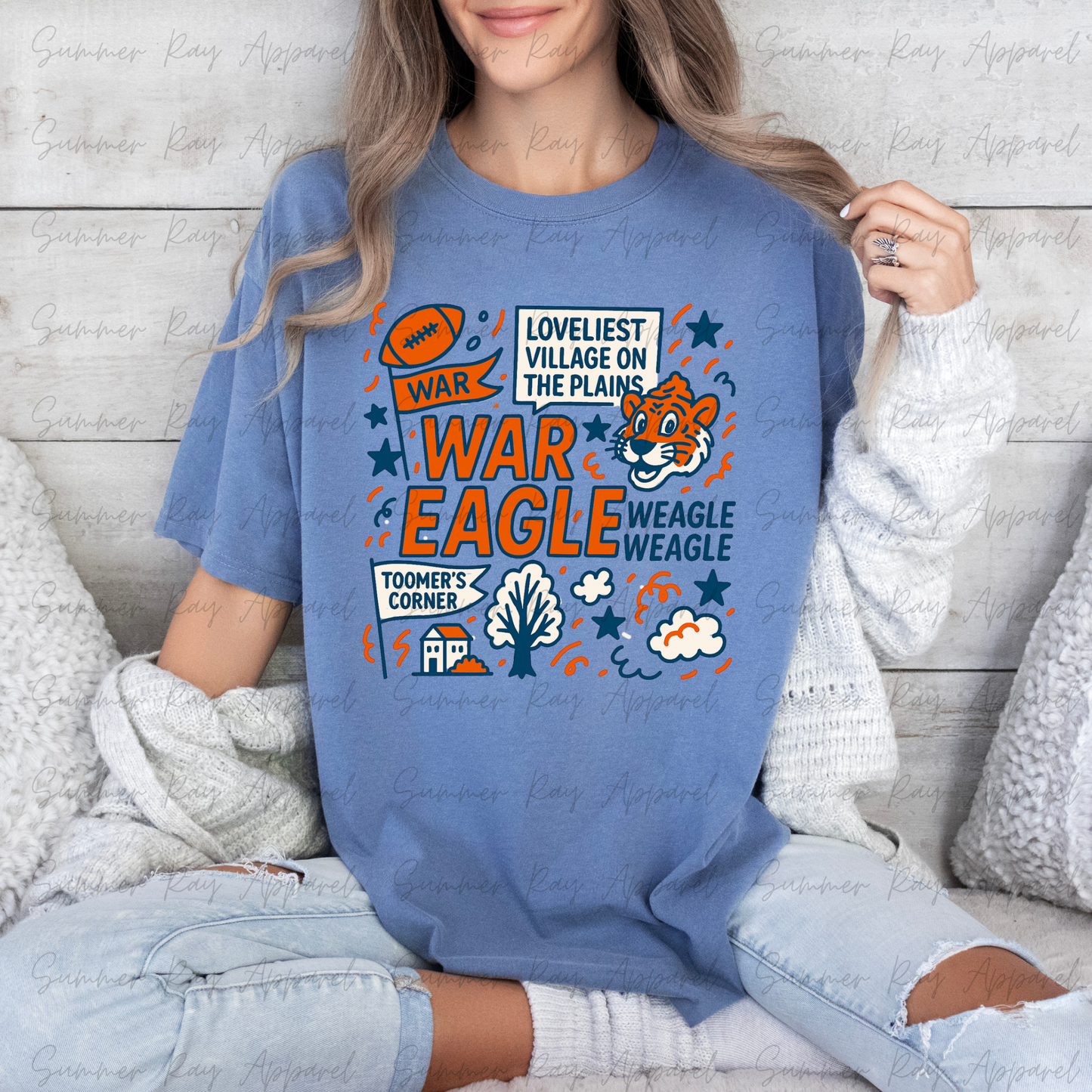 Auburn Doodle Tee