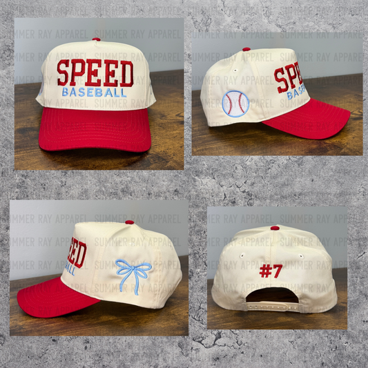 Speed BASEBALL Two Toned Hat