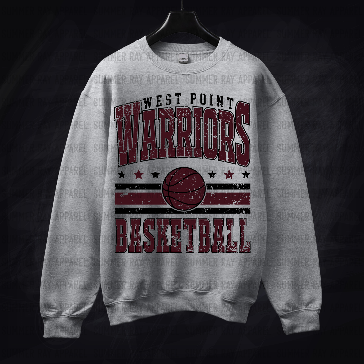 Vintage West Point Basketball Sweatshirt