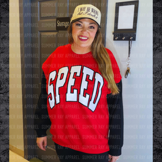 SPEED Softball TWO-TONED Sweatshirt