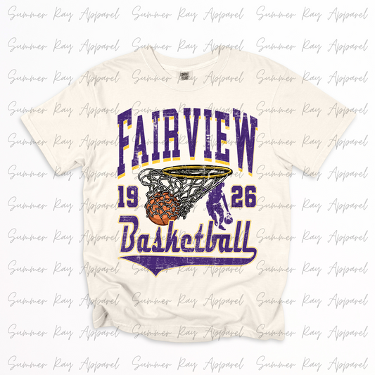 Vintage Fairview Basketball Tee