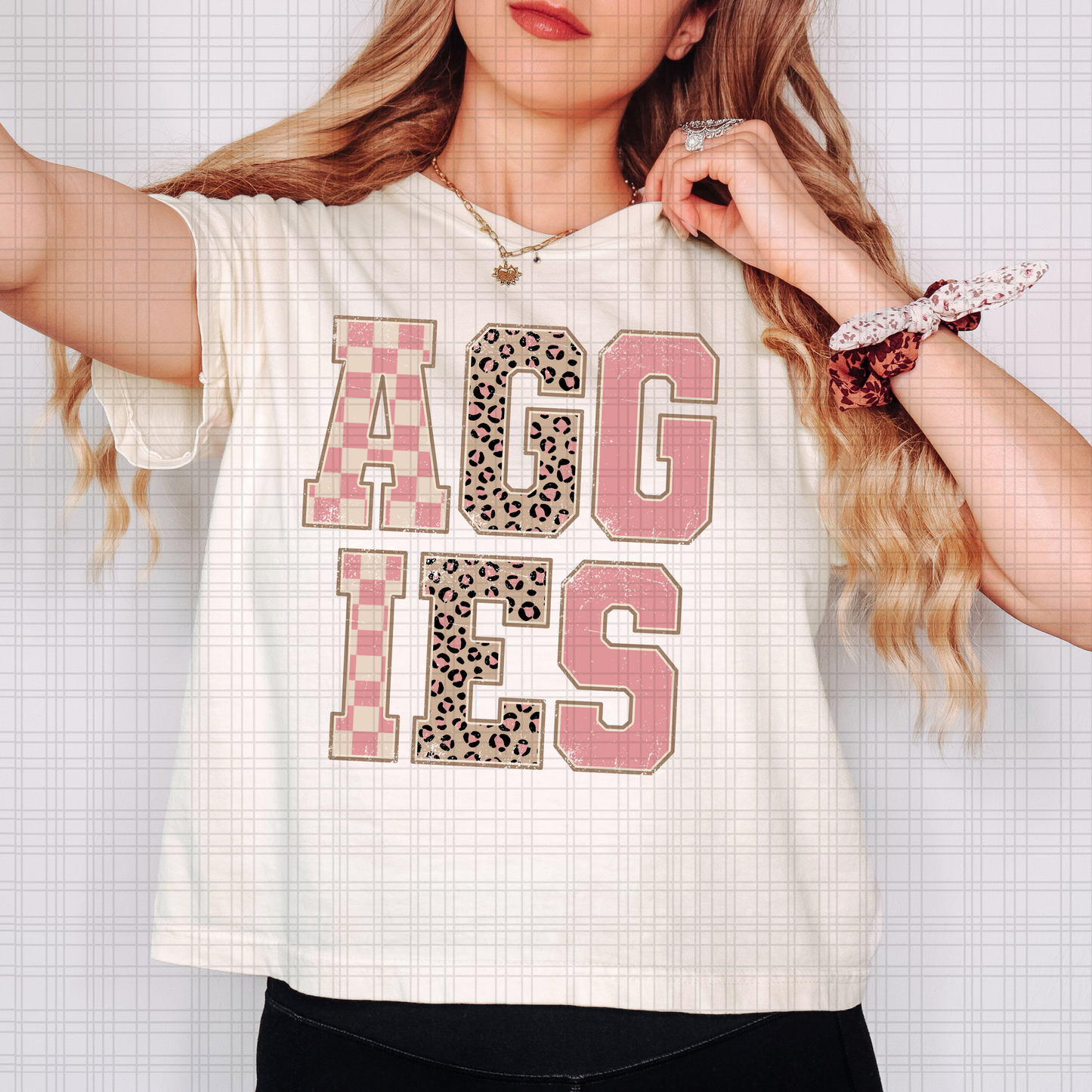 Blush & Leopard AGGIES