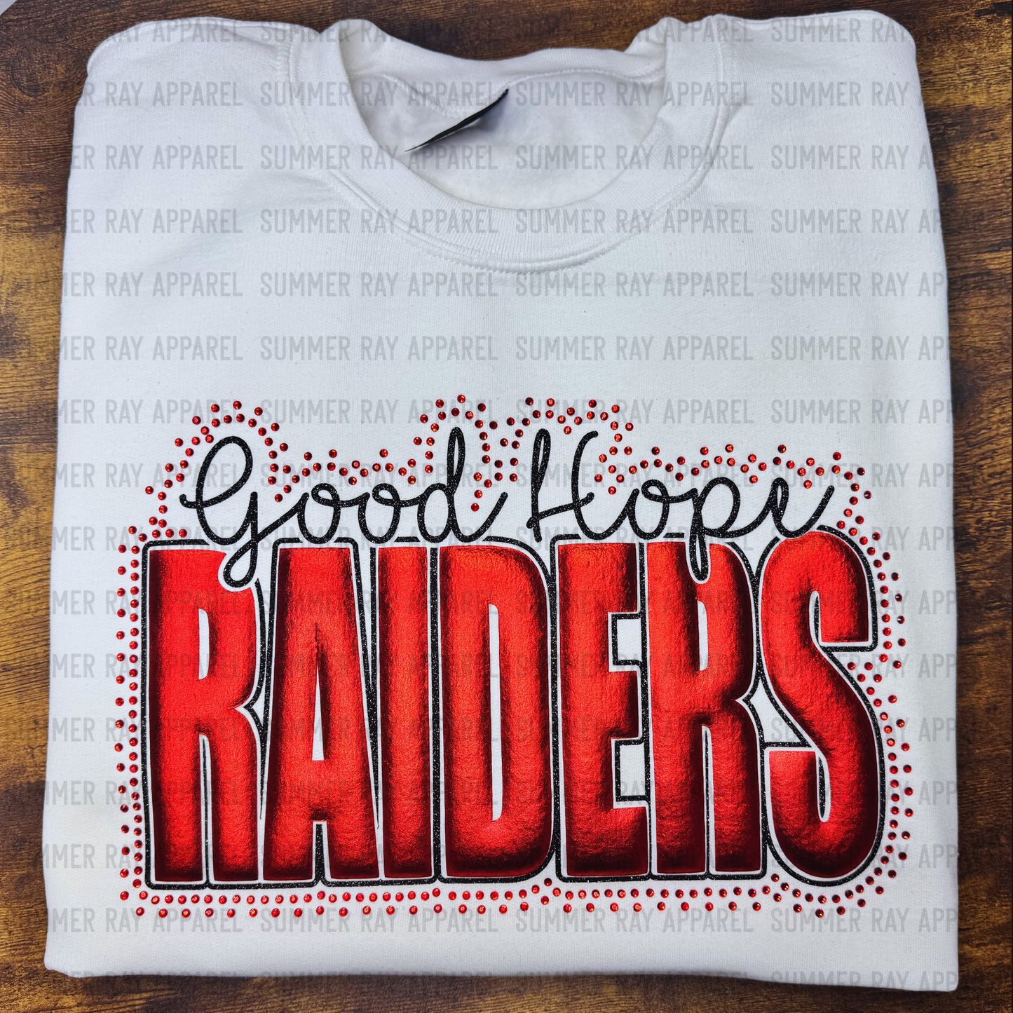 GH Raiders Glitter/Metallic/Rhinestone Sweatshirt
