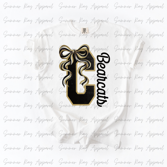 CULLMAN Bearcats Coquette Bow T-shirt