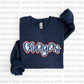 C4 Chargers Glitter Applique Sweatshirt