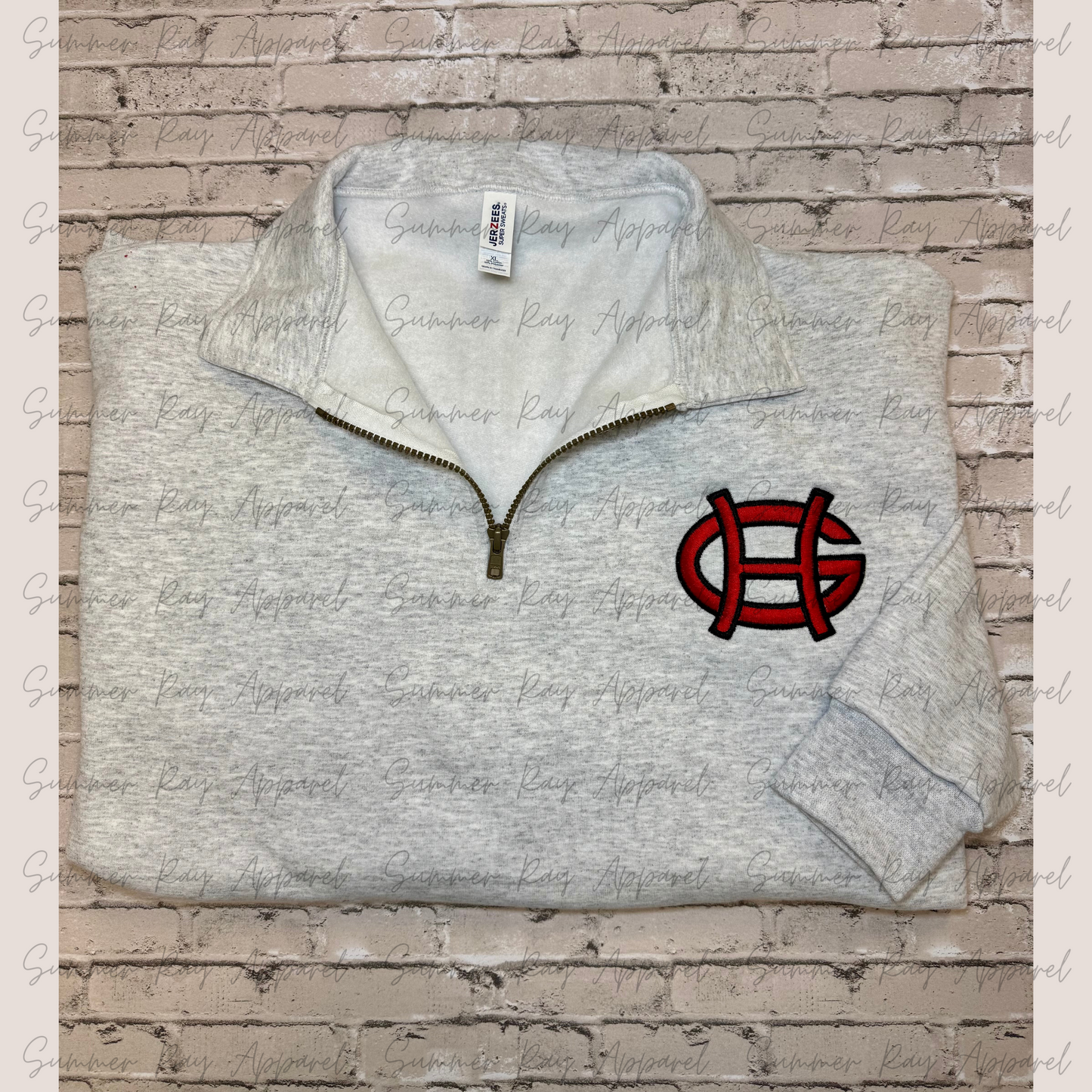 GH Quarter Zip(Ash Grey)