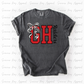 GOOD HOPE Raiders Coquette Bow T-shirt