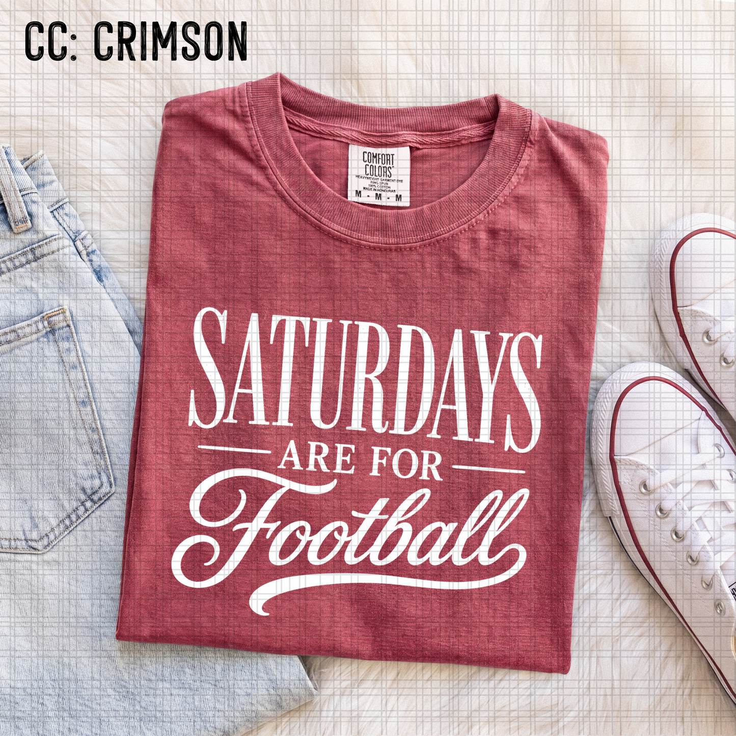 Saturdays Are For Football-Crimson