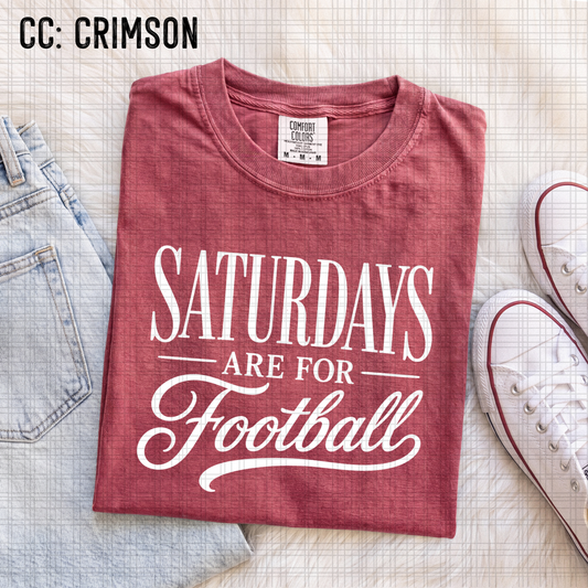 Saturdays Are For Football-Crimson