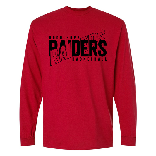 Good Hope Basketball Long Sleeve Tshirt RED