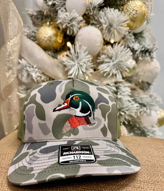 Marsh Camo Wood Duck Hat
